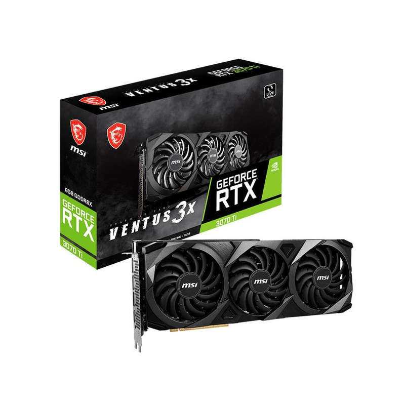 MSI RTX 3070 Ti Ventus 3X 8G 8GB GDDR6X Graphics Card