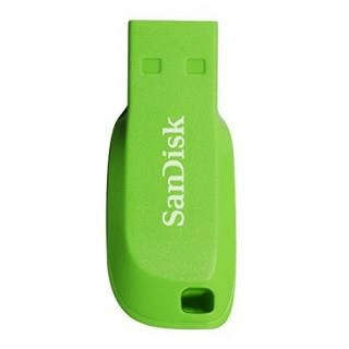 Sandisk Cruzer Blade 16GB USB 2.0 Type-A Green USB Flash Drive SDCZ50C-016G-B35GE