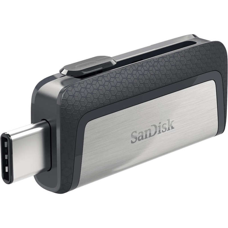 Sandisk Ultra Dual Drive USB Type-C 64GB Type-A / 3.2 Gen 1 Black and Silver Flash SDDDC2-064G-G46