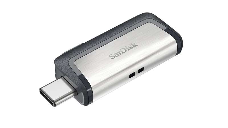 Sandisk Ultra Dual Drive USB Type-C 128GB Type-A / 3.2 Gen 1 Black and Silver Flash SDDDC2-128G-G46