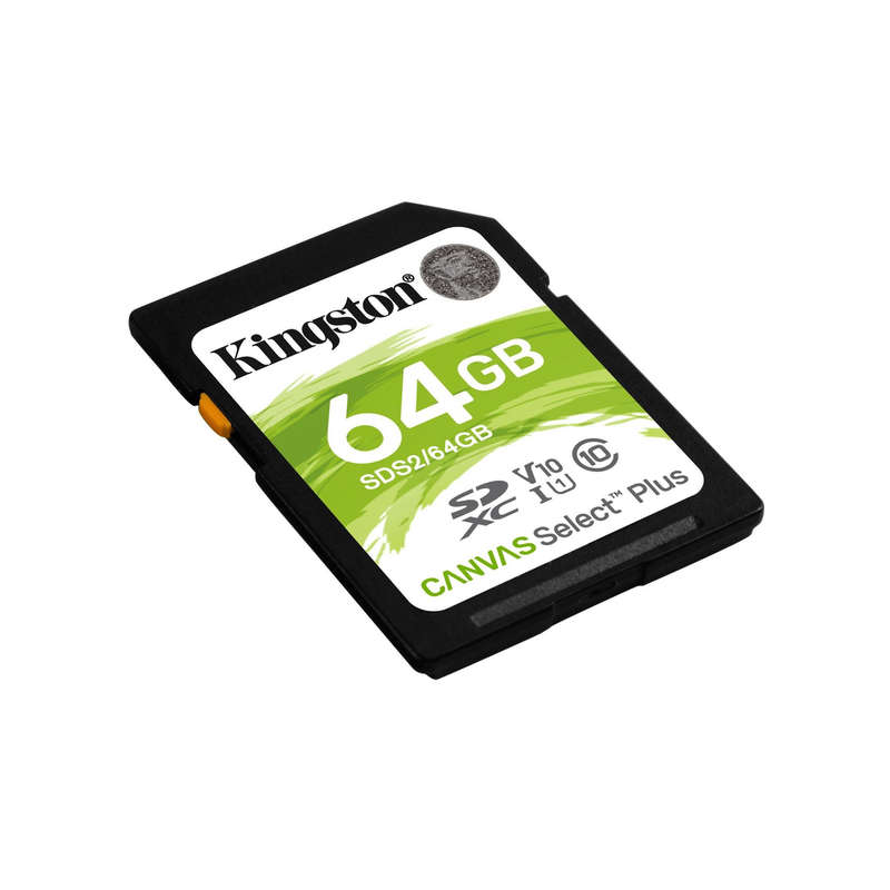 Kingston Canvas Select Plus Memory Card 64GB SDXC Class 10 UHS-I
