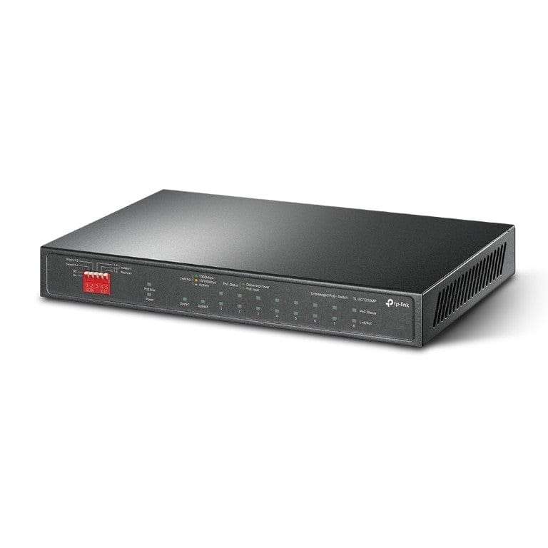 TP-Link SG1210MP 10-Port Gigabit Desktop Switch with 8-Port PoE+