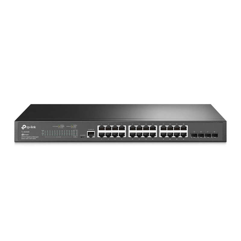TP-Link SG3428 JetStream 24-port Gigabit L2+ Managed Switch with 4 SFP Slots