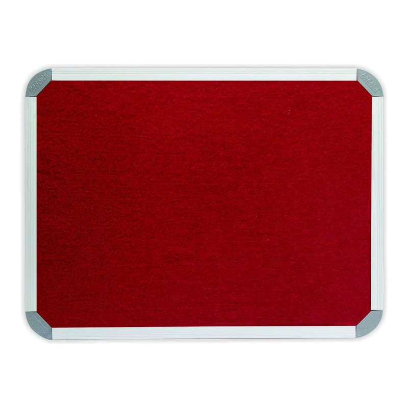 Parrot Info Board Aluminium Frame 1500x900mm Burgandy BD0761U