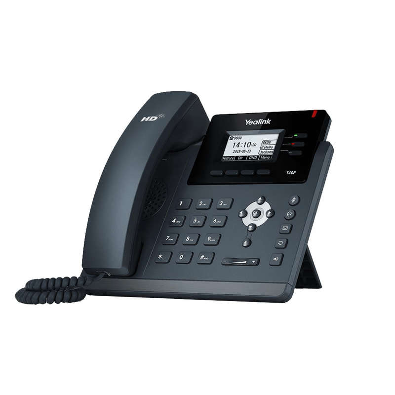 Yealink SIP-T40P IP Phone Black LCD
