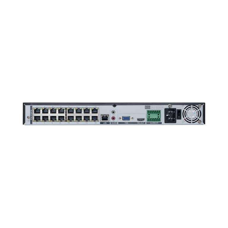 Sunell 16-Channel PoE 2-Bay H.265 Network Video Recorder SN-NVR2516E2-P16E