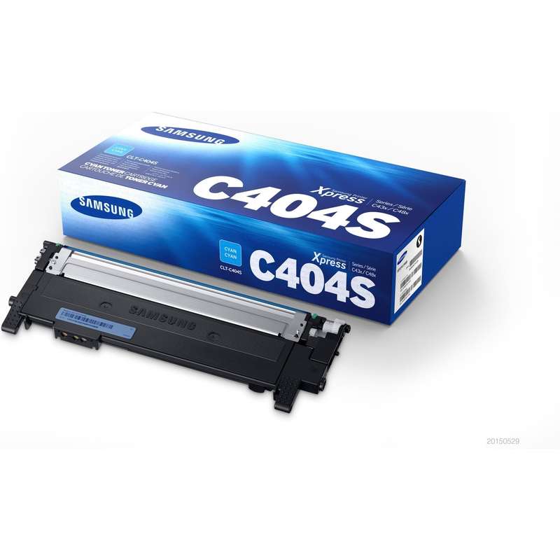Samsung CLT-C404S Cyan Toner Cartridge 1,000 Pages Original ST975A Single-pack