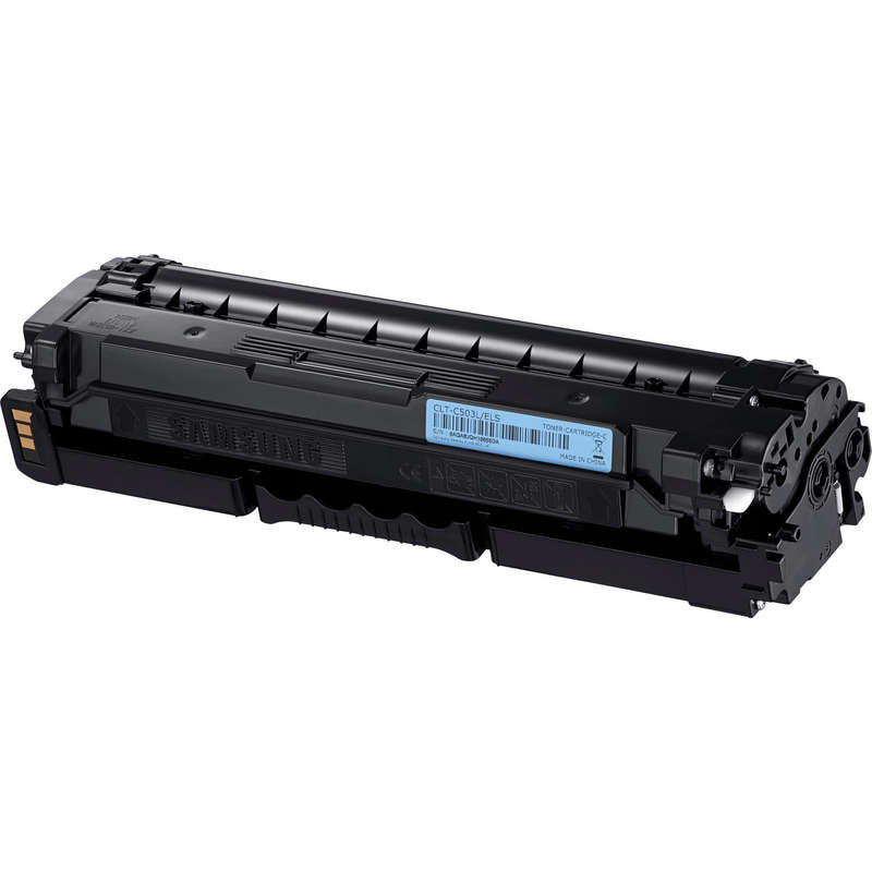 Samsung CLT-C503L Cyan Toner Cartridge 5,000 Pages Original SU016A Single-pack