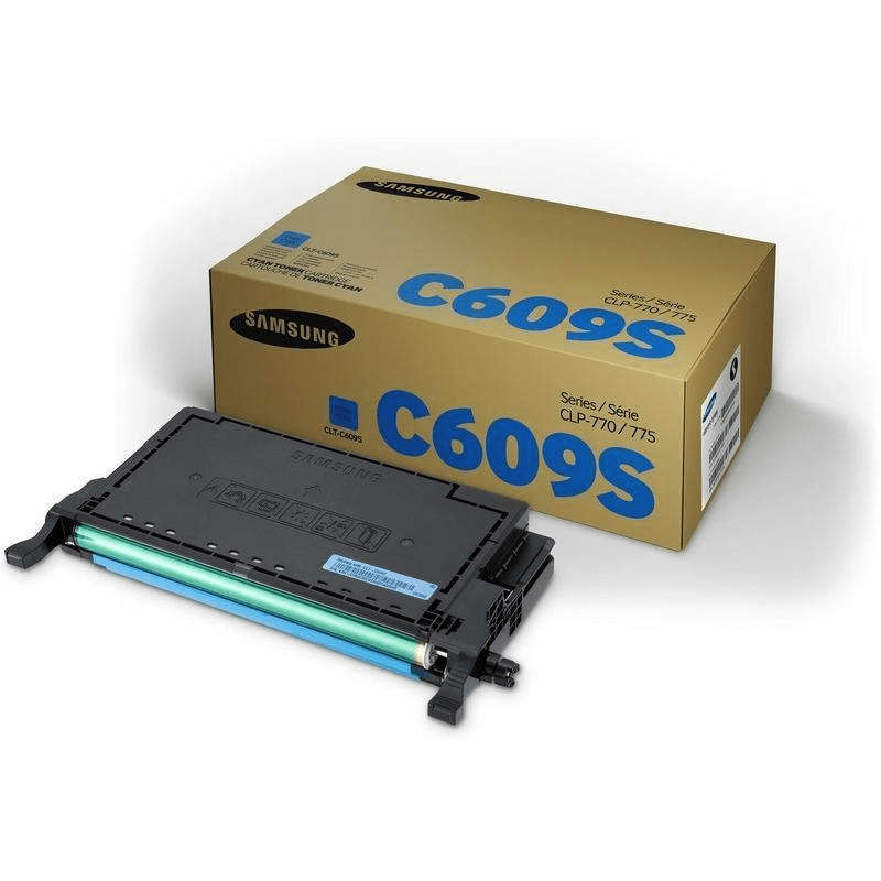 Samsung CLT-C609S Cyan Toner Cartridge 7,000 Pages Original SU086A Single-pack