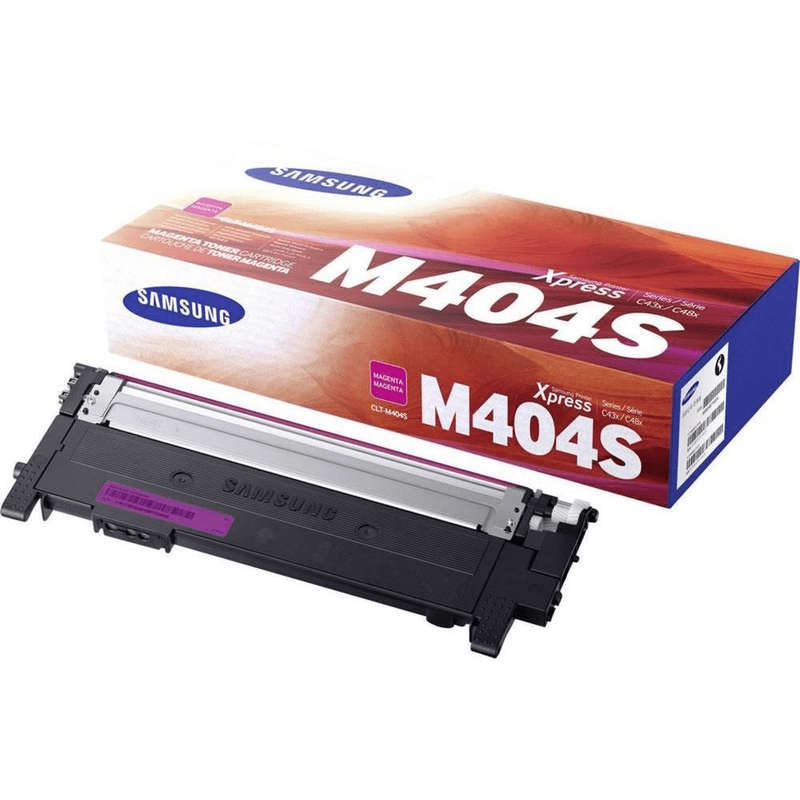 Samsung CLT-M404S Magenta Toner Cartridge 1,000 Pages Original SU234A Single-pack
