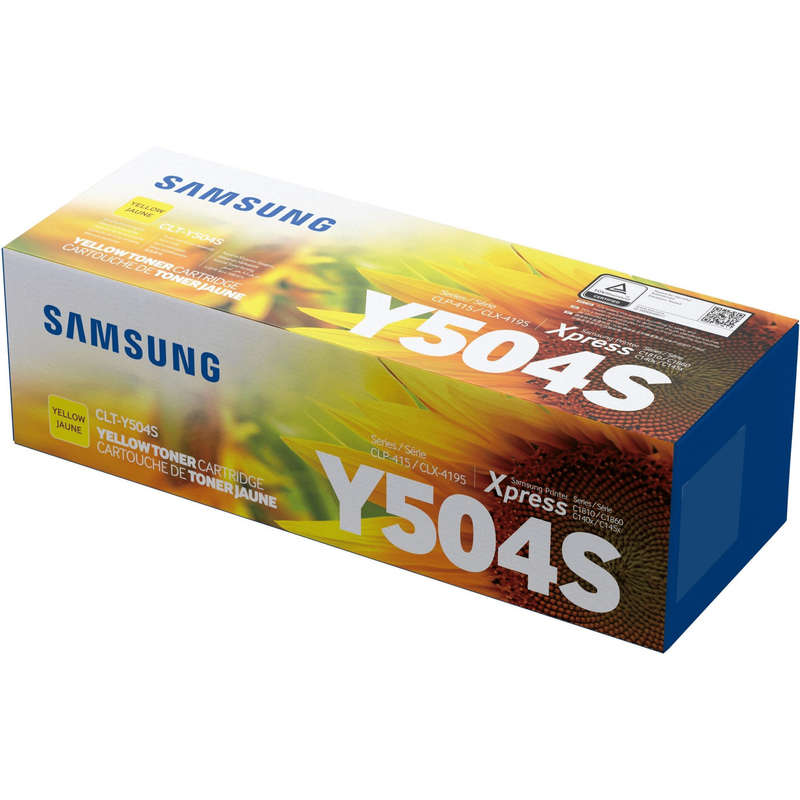 HP Samsung CLT-Y504S Yellow Toner Cartridge 1,800 pages SU504A Single-pack