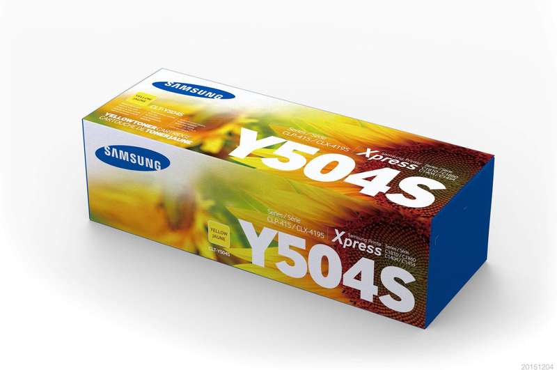 HP Samsung CLT-Y504S Yellow Toner Cartridge 1,800 pages SU504A Single-pack