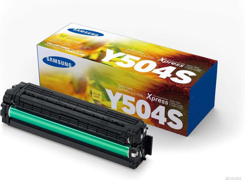 HP Samsung CLT-Y504S Yellow Toner Cartridge 1,800 pages SU504A Single-pack