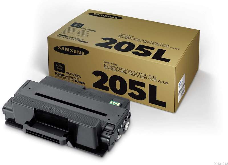HP Samsung MLT-D205L Black Toner Cartridge 5,000 pages SU965A Single-pack