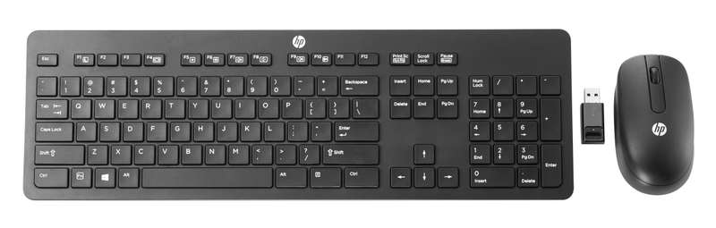 HP Slim Wireless Keyboard and Mouse Combo