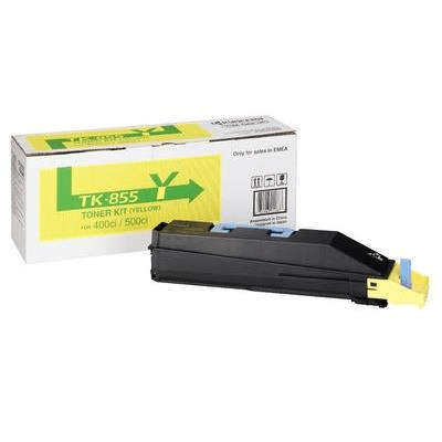 Kyocera TK-855Y Yellow Toner Cartridge 18,000 Pages Original Single Pack