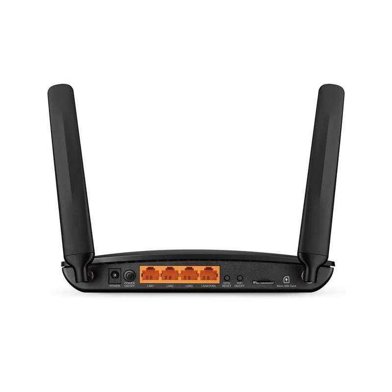 TP-Link TL-MR6400 Wi-Fi 4 Wireless Router Single-band 2.4GHz Fast Ethernet 3G 4G Black