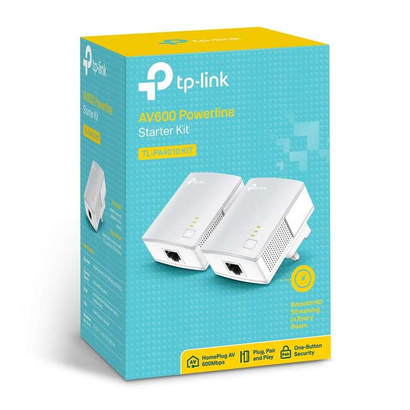 TP-Link Powerline 600 Starter Kit 1-Port TL-PA4010