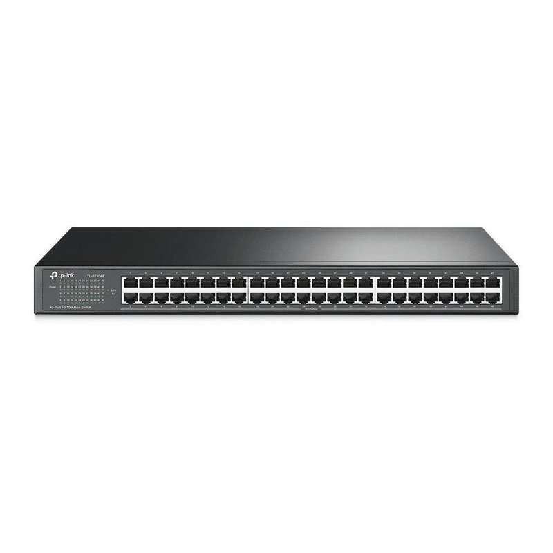 TP-Link TL-SF1048 Unmanaged Network Switch Ethernet 10/100 Mbits 1U Black