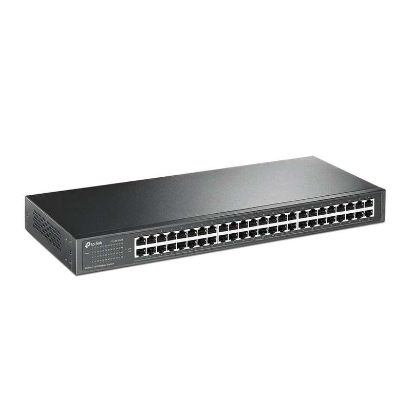 TP-Link TL-SF1048 Unmanaged Network Switch Ethernet 10/100 Mbits 1U Black