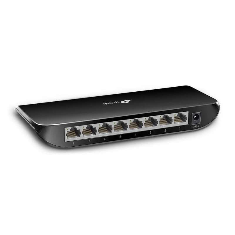 TP-Link TL-SG1008D 8-Port Gigabit Desktop Switch Unmanaged Black