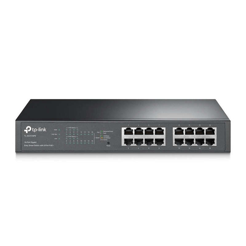 TP-Link TL-SG1016PE 16-port GbE Easy Smart Managed Switch with 8x PoE+ Ports