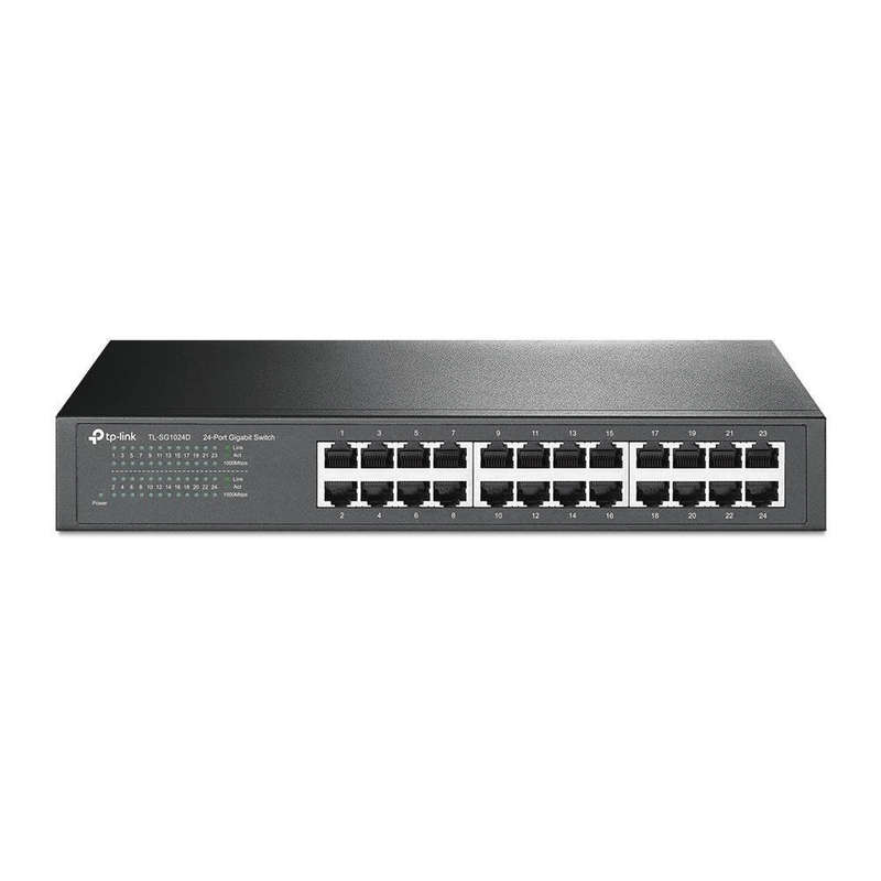 TP-Link TL-SG1024D 24-port GbE Unmanaged Desktop/Rackmount Network Switch
