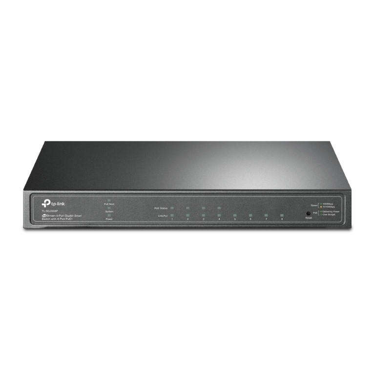 TP-Link TL-SG2008P JetStream 8-port Gigabit Smart Managed Switch with 4-port PoE+