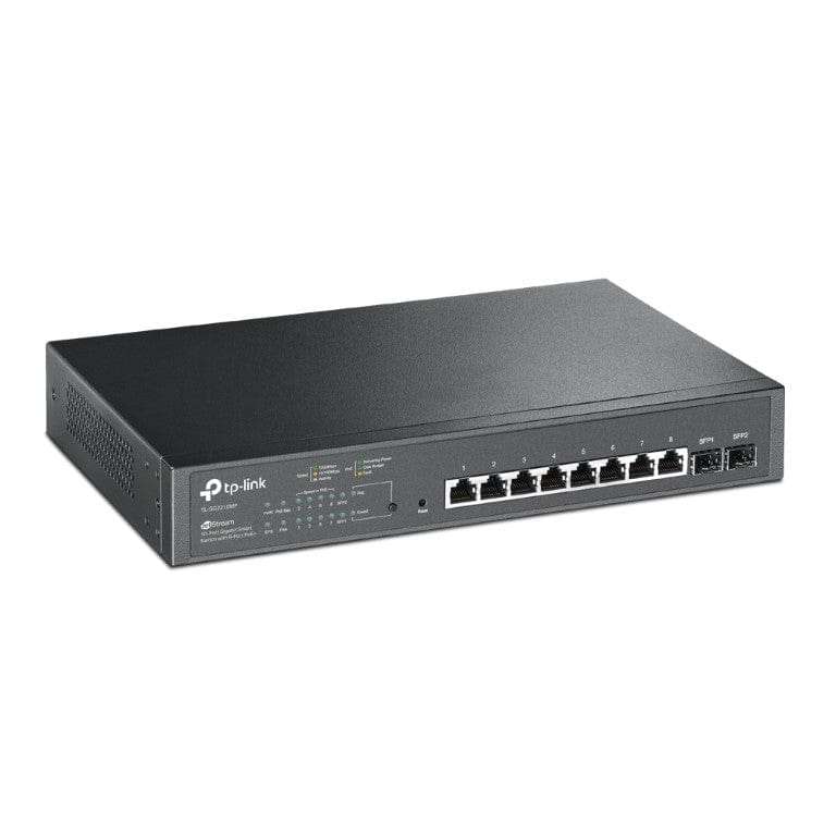 TP-Link TL-SG2210MP JetStream 10-port Gigabit Smart Switch with 8-port PoE+