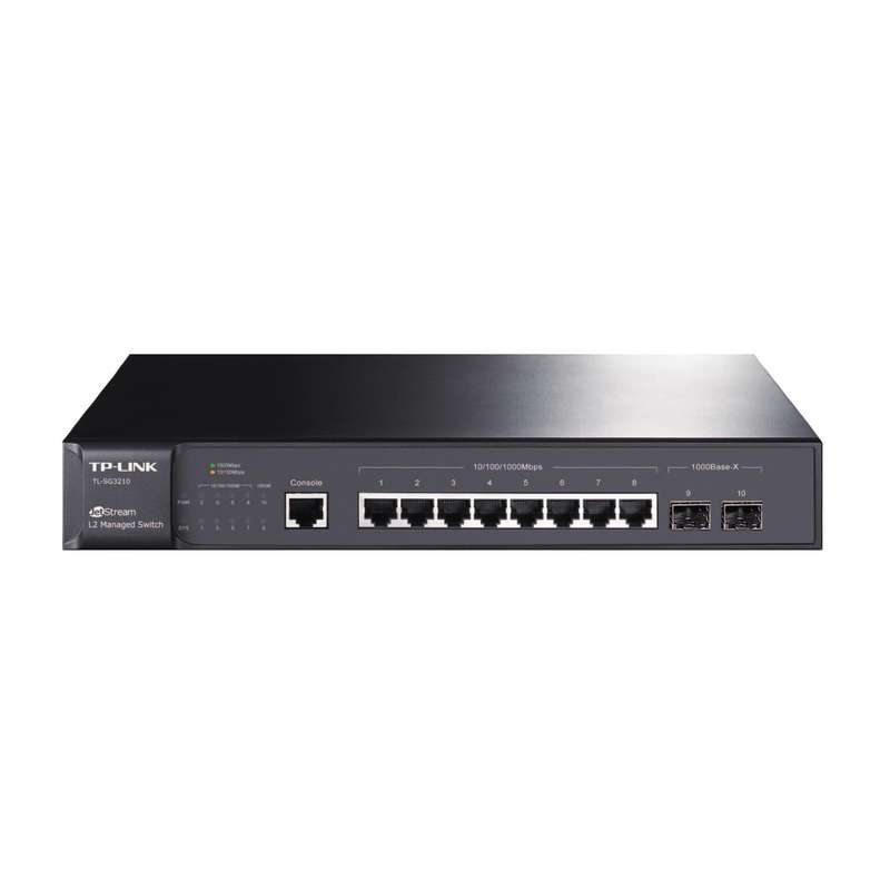 TP-Link TL-SG3210 JetStream 8-port Gigabit L2+ Managed Switch with 2-port SFP