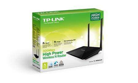 TP-Link TL-WR841HP Wi-Fi 4 Wireless Router Fast Ethernet Black