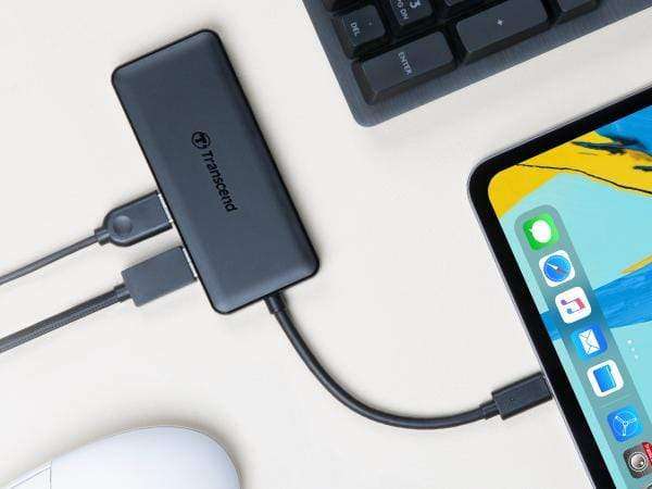 Transcend HUB5C USB 3.2 Gen 2 (3.1 Gen 2) Type-C Black