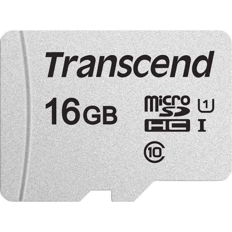 Transcend MicroSD Card SDHC 300S 16GB with Adapter
