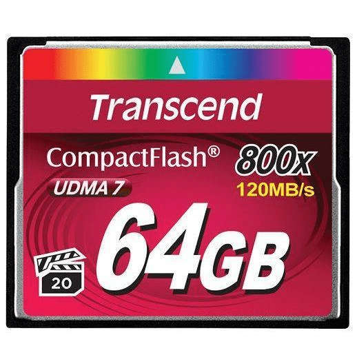 Transcend 64GB CompactFlash Memory Card TS64GCF800