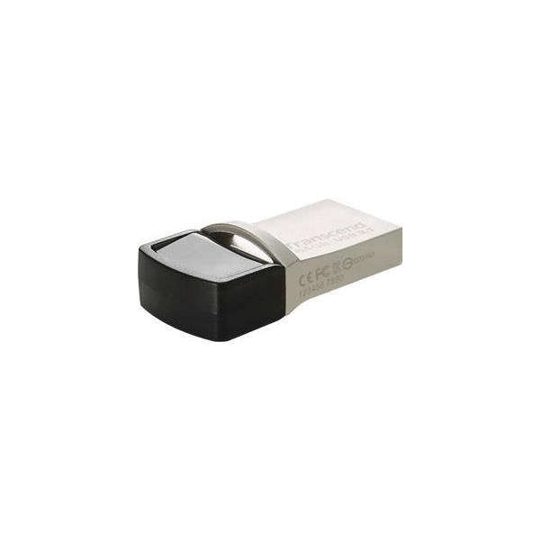 Transcend JetFlash 890 64GB USB 3.2 Gen 1 Type-A / Type-C Black and Silver USB Flash Drive TS64GJ...