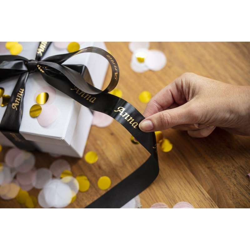 Brother TZE-R354 P-Touch Ribbon Tape Gold on Black Ribbon 24mm