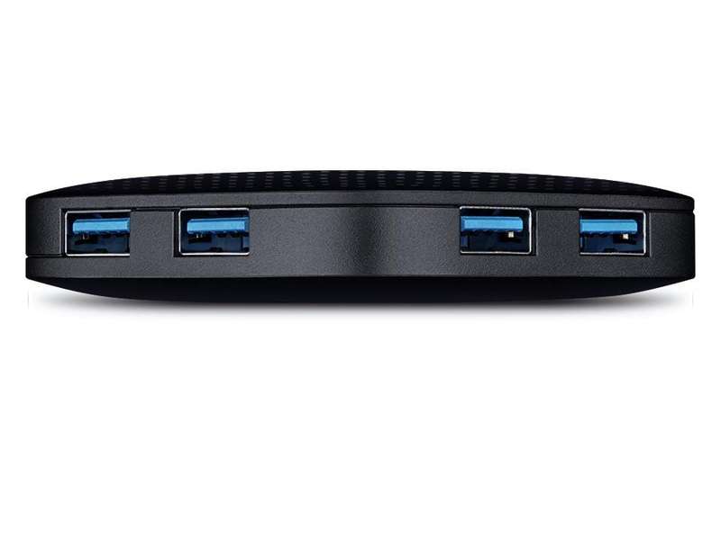 TP-Link UH400 Interface Hub USB 3.2 Gen 1 (3.1 1) Type-A 5000 Mbit/s Black