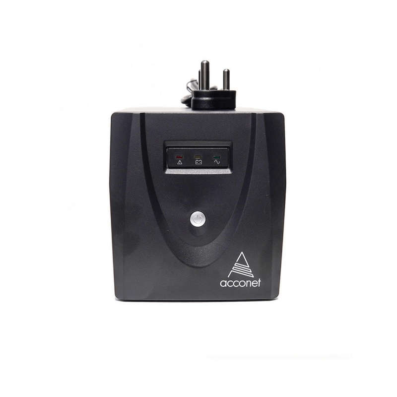 Acconet 1200VA 600W Offline UPS with built-in 2 x 12V 7Ah Batteries UPS-1000