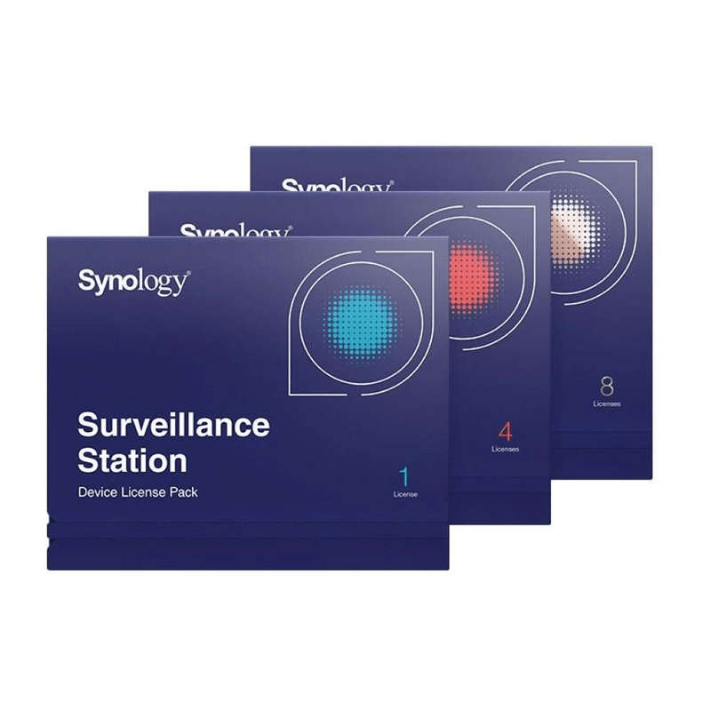 Synology Surveillance Station License for 4x Additional Cameras or I/O Module VIRTUAL DEVICE LICENSE