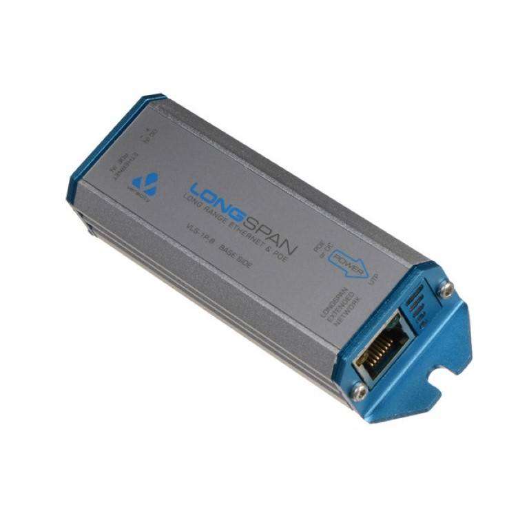 Veracity LongSpan 1-port Long Range Ethernet Range Extender with PoE Base Unit VLS-1P-B