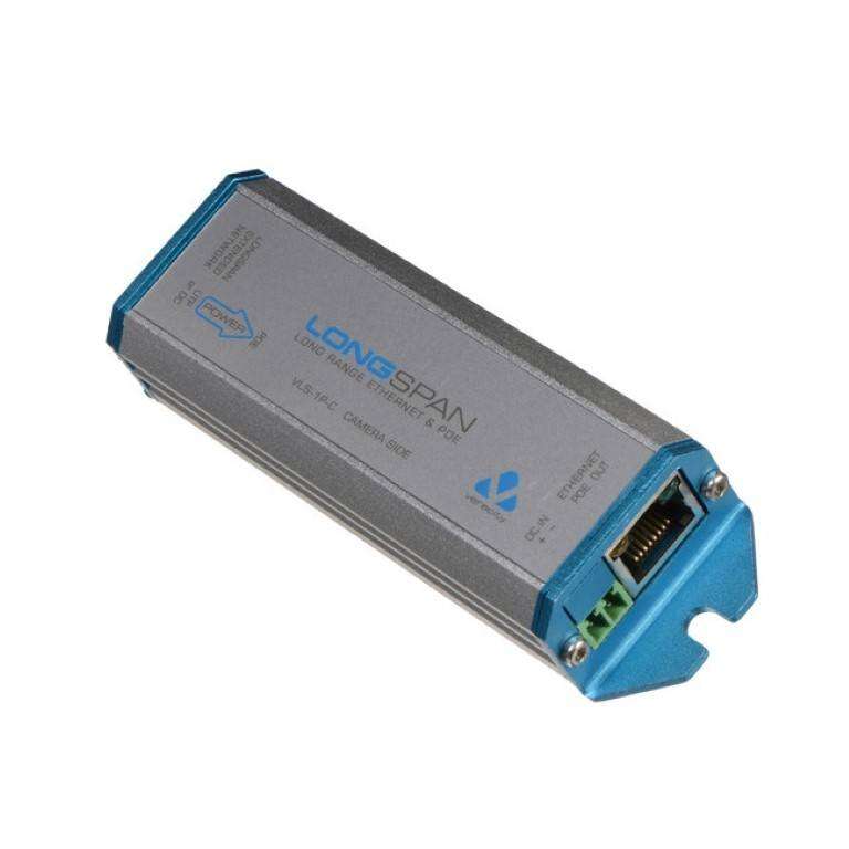 Veracity LongSpan 1-port Long Range Ethernet Range Extender with PoE Camera Unit VLS-1P-C