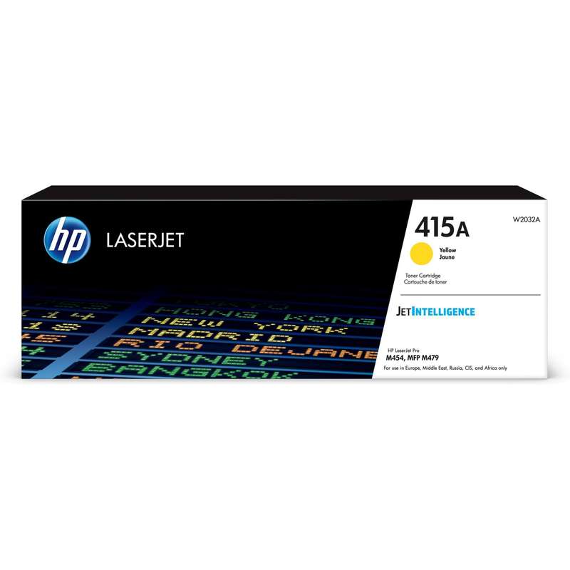 HP 415A Yellow Toner Cartridge 2,101 Pages Original W2032A Single-pack