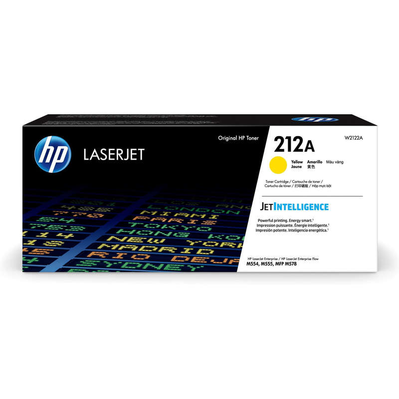 HP 212A Yellow Toner Cartridge 4,500 pages Original W2122A Single-pack