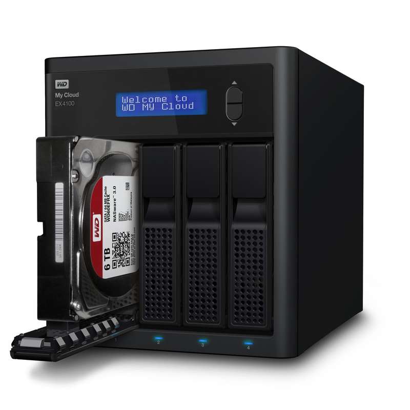 WD My Cloud EX4100 Armada 388 Ethernet LAN Desktop Black NAS WD BWZE0000NBK