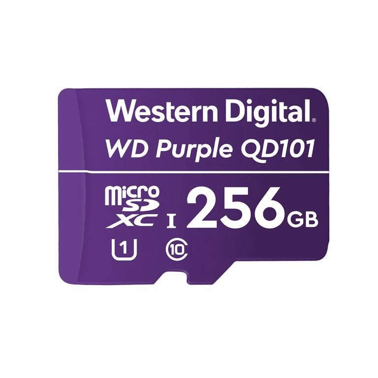 WD Purple SC QD101 256GB Ultra Endurance Class 10 UHS.I U1 MicroSDHC Memory Card