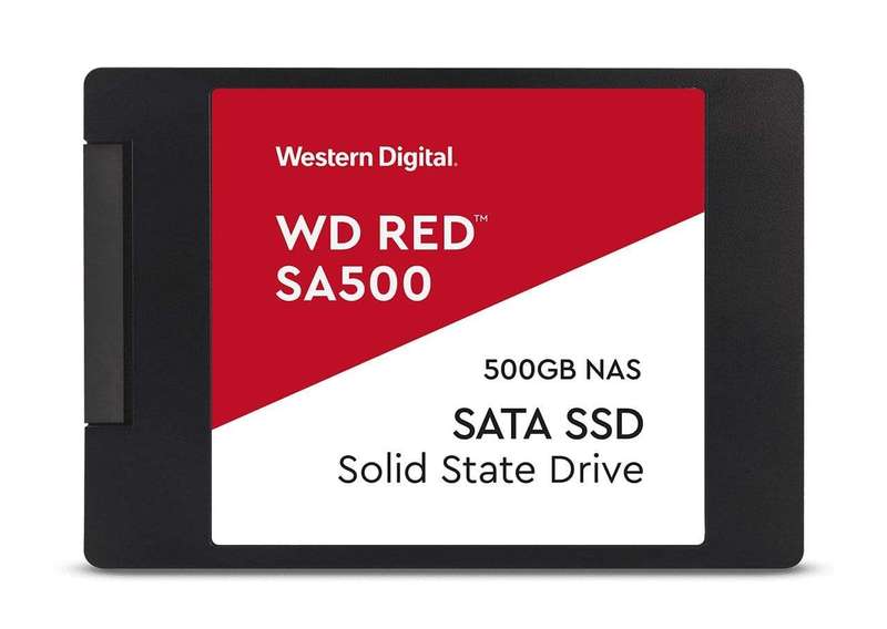 WD Red SA500 2.5-inch 500GB Serial ATA III 3D NAND Internal SSD WDS500G1R0A