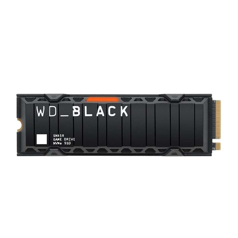 Western Digital SN850 M.2 500GB PCIe 4.0 NVMe Internal SSD WDS500G1XHE