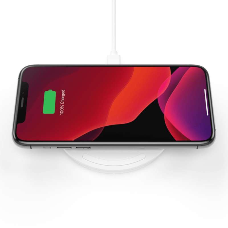 Belkin BoostCharge 10W Wireless Charging Pad with Cable White WIA001BTWH