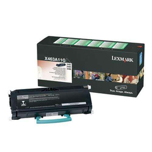 Lexmark X463A11G Black Toner Cartridge 3,500 pages Original Single-pack