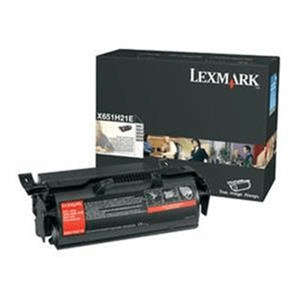 Lexmark X65x Black Toner Cartridge 25,000 pages Original X651H31E Single-pack
